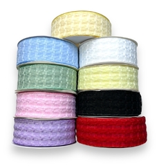 FITA ORGANZA TRAMA TRANÇADA 38MM