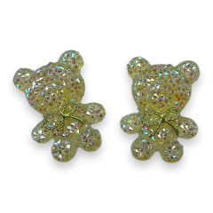 APLIQUE URSINHO GRAVATINHA MEL 3CM (2 UNIDADES) - comprar online