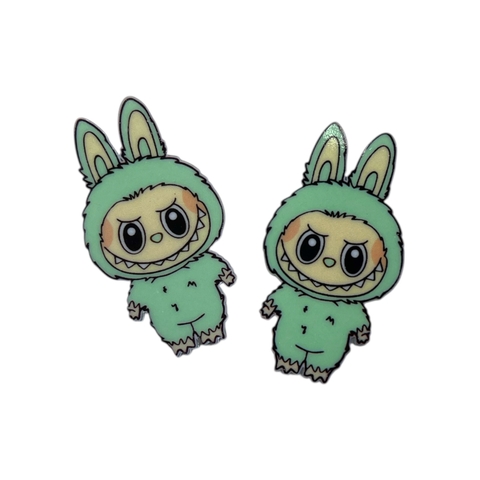 APLIQUE ACRILICO ESTAMPADO CORPINHO LABUBU TIFFANY 4CM (UNIDADE) - comprar online