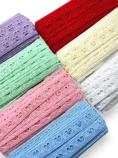 FITA GUIPIR CORAÇÃO VAZADO 21MM NO METRO - comprar online