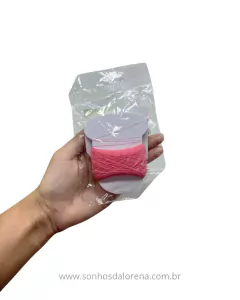 LINHA MAGICA (ROSA MEDIO) ARTE COM MEIA na internet