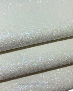 LONITA GLITTER FLOCADA BRANCO 27CMX40CM