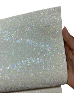 LONITA GLITTER FLOCADA AMARELO BB 27CMX40CM - comprar online