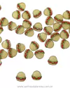 APLIQUES DE RESINA HAMBURGUER 2CM (2 UNIDADES)