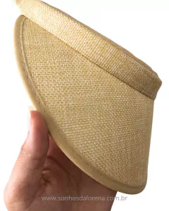 VISEIRA VERÃO COR PALHA (UNIDADE) - comprar online