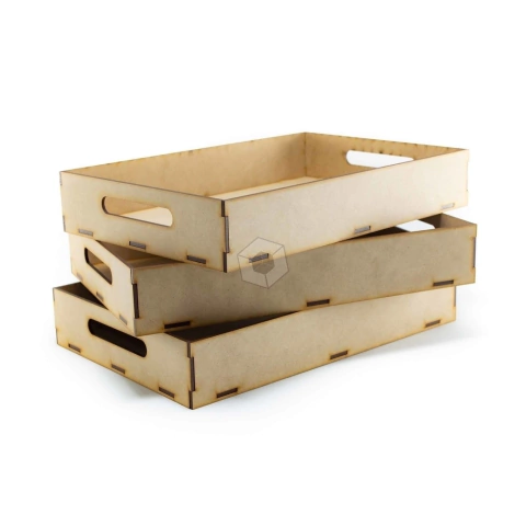 Bandejas De Desayuno Lisa 20x30cm - Pack X10 Unidades!