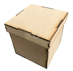 Caja Cubo 13cm, Fibrofacil, Pack X10unidades - comprar online