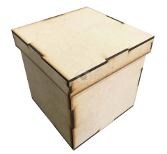 Caja Cubo 15cm, Fibrofacil, Pack X10unidades - comprar online
