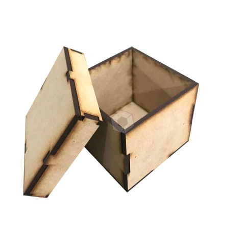 Caja Cubo 6cm, Fibrofacil, Pack X10unidades