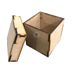 Caja Cubo 8cm, Fibrofacil, Pack X10unidades - comprar online