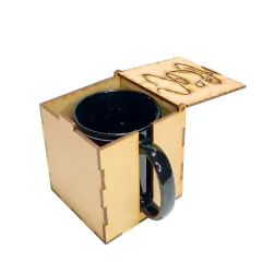 Caja Estuche Para Taza, Regalo Fibrofacil, Pack X10unidades - Binomio woods
