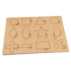 Juego Didactico Figuras, Fibrofacil, Pack X5 en internet