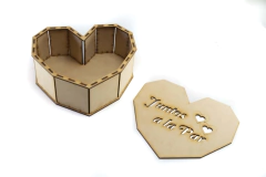 Cajas bomboneras Corazon "Juntos a la Par" - Pack por 5 Unidades! - comprar online