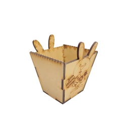 Maceta con conejo de Pascuas 9cm - Fibrofacil - Pack X 10unidades - comprar online