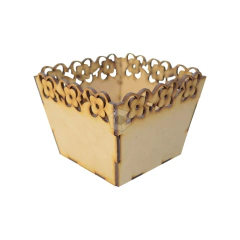 Maceta Decorativa Flor 12cm - Fibrofacil - Pack X 10unidades - comprar online