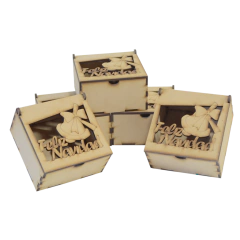 Cajas bomboneras "Feliz Navidad" - Pack por 10 Unidades! en internet