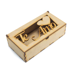 Cajas bomboneras 20x10cm "Te amo" - Pack por 10 Unidades! - comprar online