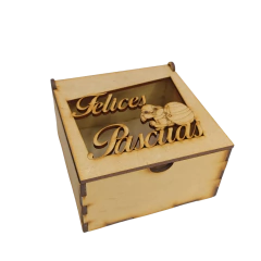 Imagen de Cajas bomboneras "Felices Pascuas" - Pack por 10 Unidades!