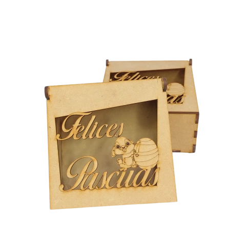 Cajas bomboneras "Felices Pascuas" - Pack por 10 Unidades!