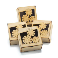 Cajas bomboneras "Flores" - Pack por 10 Unidades! en internet