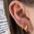 GOLDEN LUDMI EAR RING (Available in 4 sizes) - online store