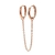 ROSE GOLD CAREY EAR RING - buy online