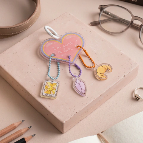 Corazón - Base Charm de la Suerte Personalizable