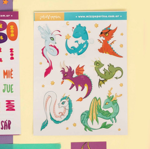 Stickers Dragones
