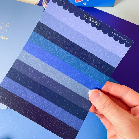 Stickers Formitas - Gama Azules