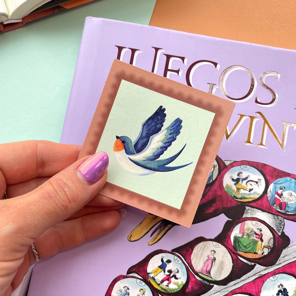 Sticker die cut OPP Estampilla Golondrina