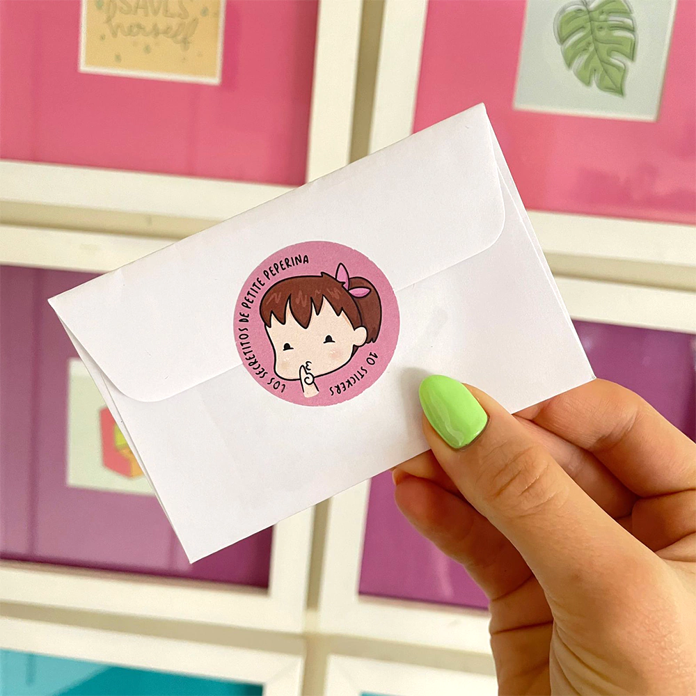 Los secretitos de Petite Peperina (Sobre sorpresa x10 stickers)