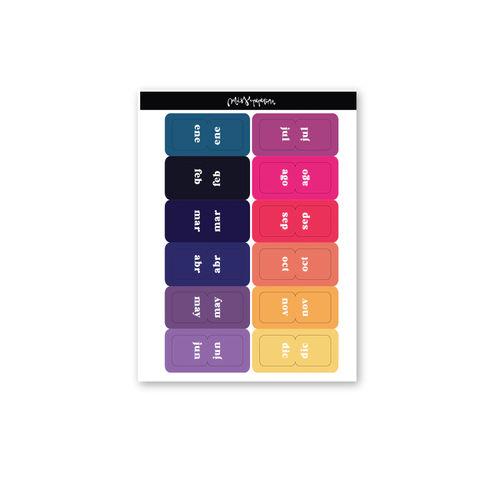 Stickers Calendario TABS Deep