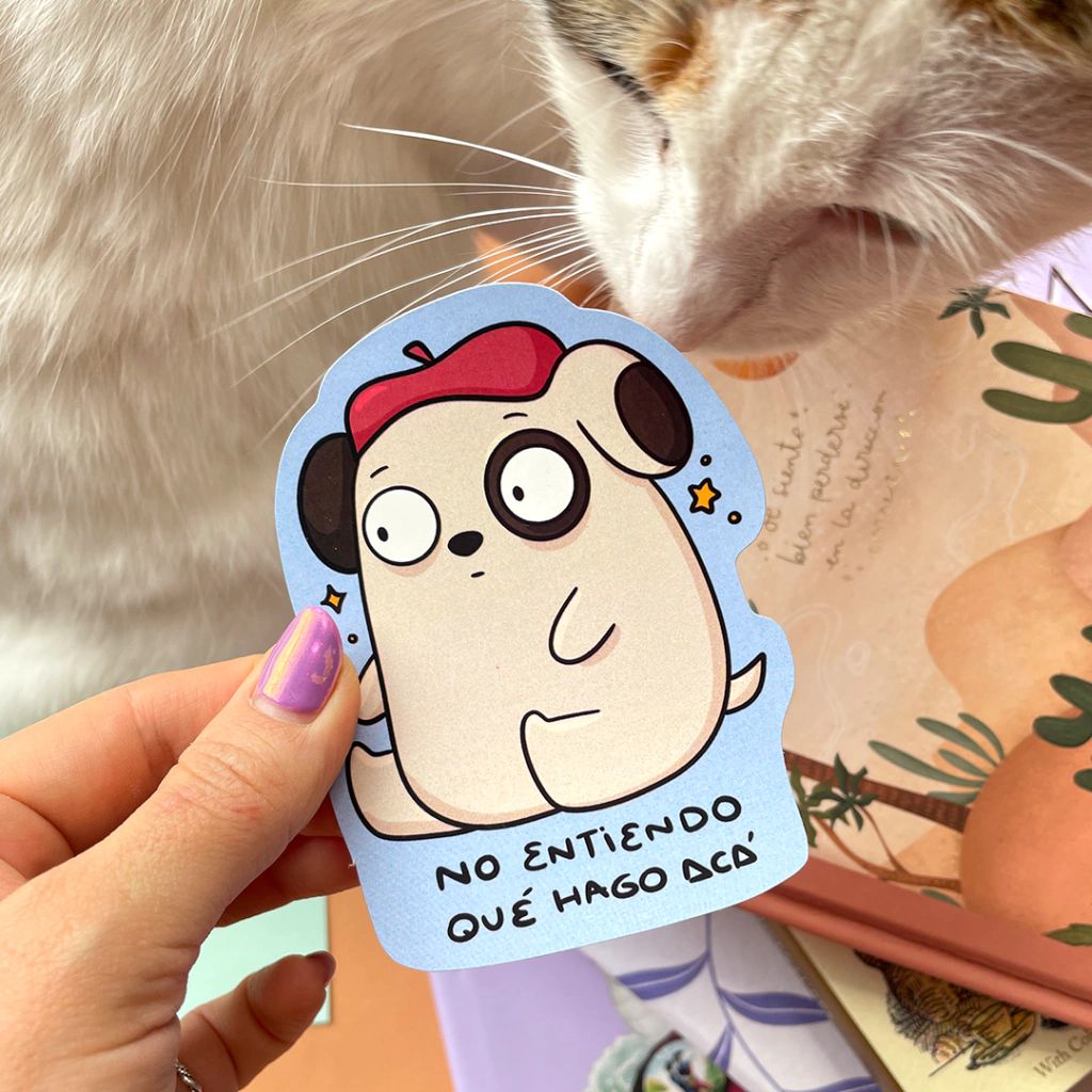 Sticker die cut OPP No entiendo