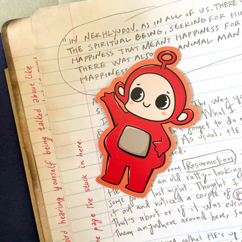 Sticker die cut Vinilo Teletubbie Po - comprar online