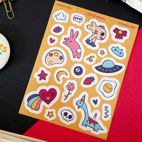 Stickers Tiempo Libre - comprar online