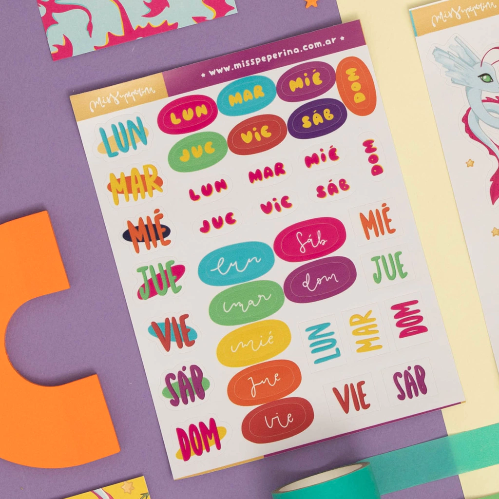 Stickers Typo Dragones