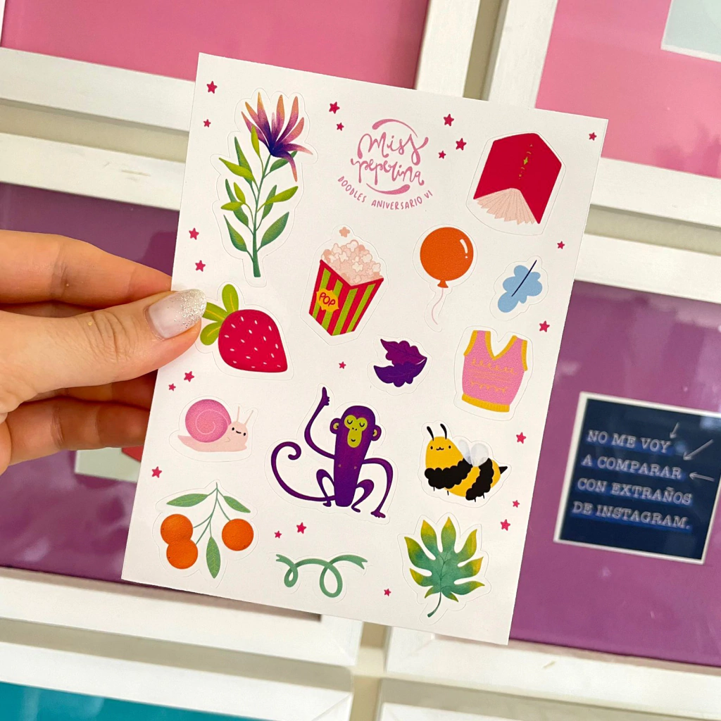 Stickers Equilibrio Doodles