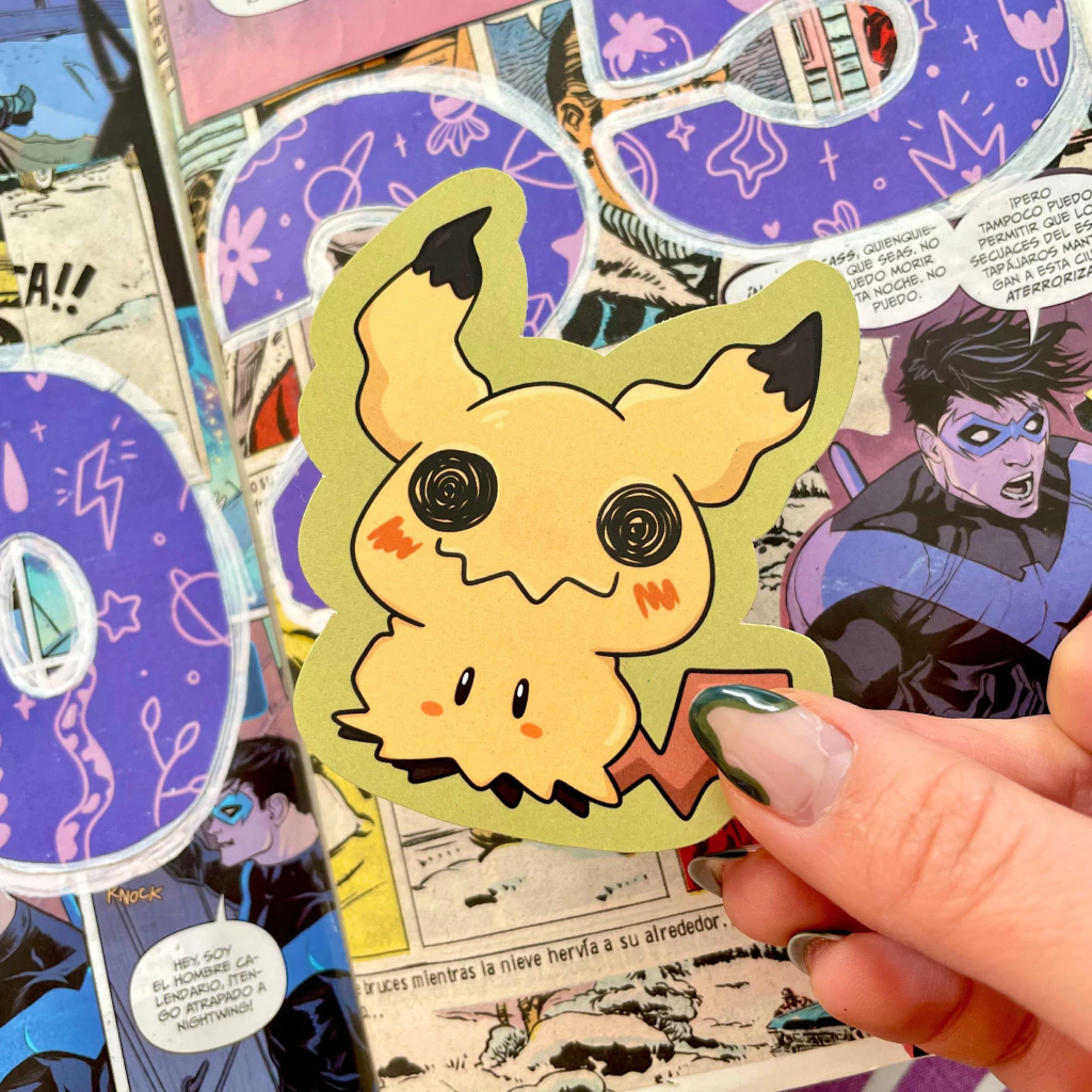 Sticker die cut OPP Mimikyu