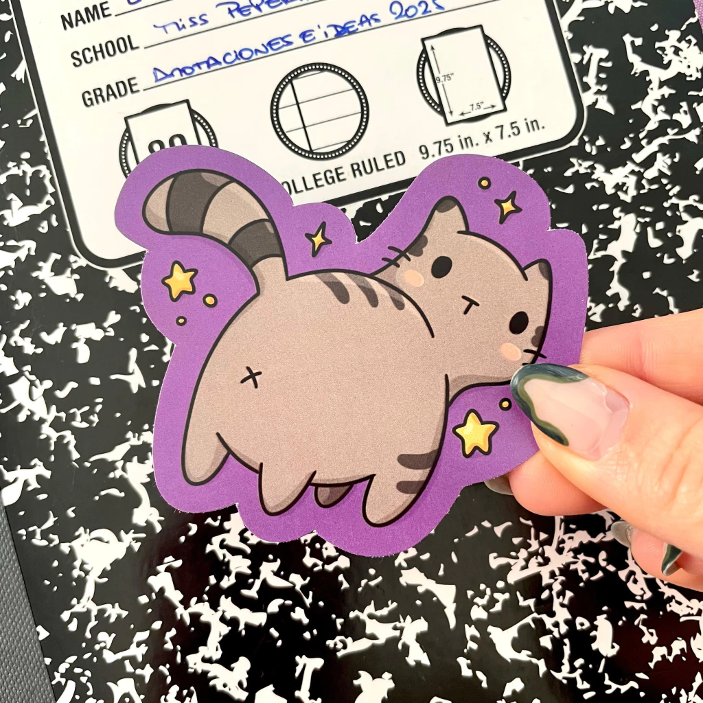 Sticker die cut OPP Michi asterisco