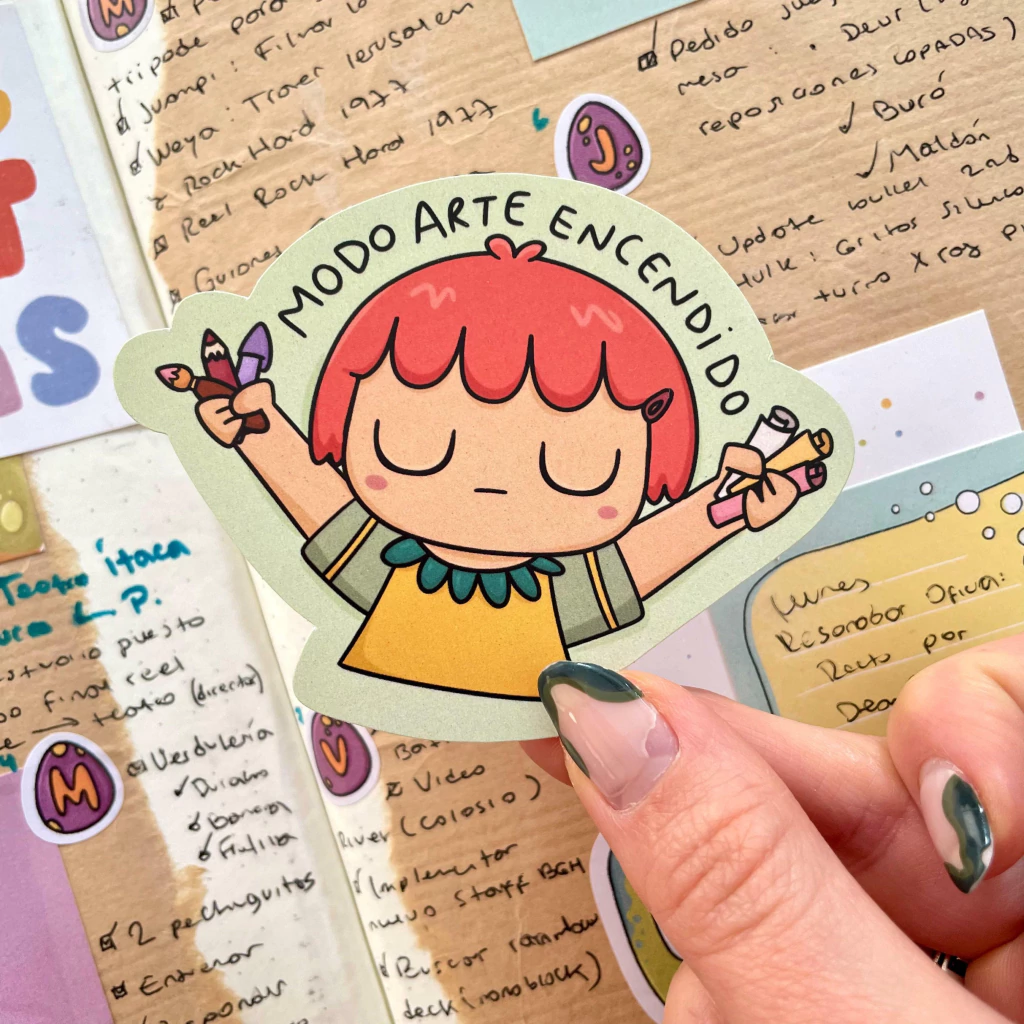 Sticker die cut OPP Modo Arte