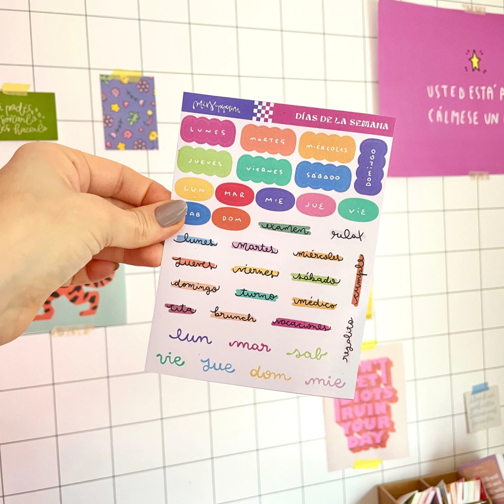 Stickers Typo Nueva Aventura