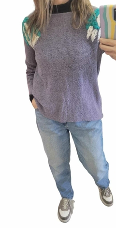 Sweater Ankara (mohair bordado) - comprar online