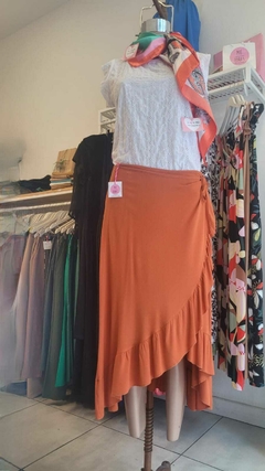 Falda lino SOFI - comprar online