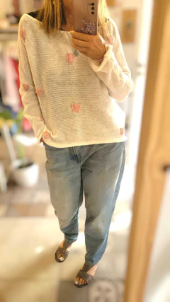 Sweater Ankara (mohair bordado) - comprar online
