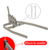 Estaca Libro Inoxidable 60x40cm con Pie - tienda online