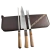 Juego Triple con Chaira Acero inoxidable Con Estuche JC03 - tienda online