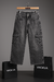 Pantalón Cargo Oversized Negro Desgastado – VACKUA