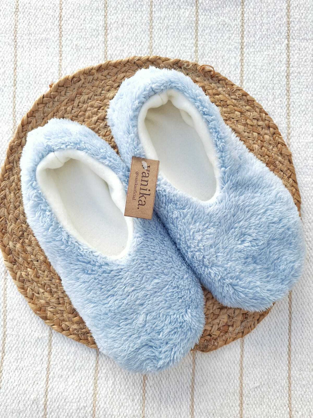 Pantuflas Celeste