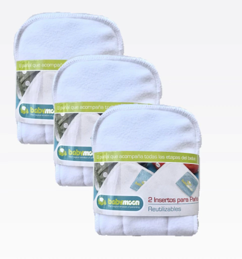 Refuerzos para absorbentes x 6 unidades / unitalla de 0 a 30 meses