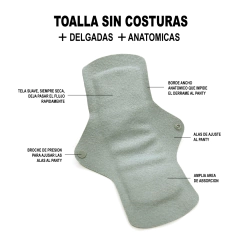 Pack x 3 Toallas Intimas Nocturnas o Maternas ecológicas Reutilizables Incluye Bolsita Impermeable para Guardar (copia) (copia) na internet